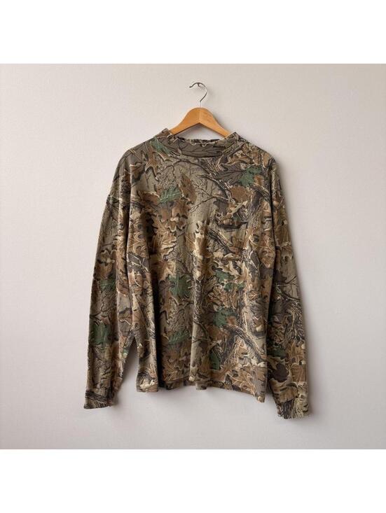 Realtree Other - Vintage 90s real tree Camo long sleeve shirt (0358)